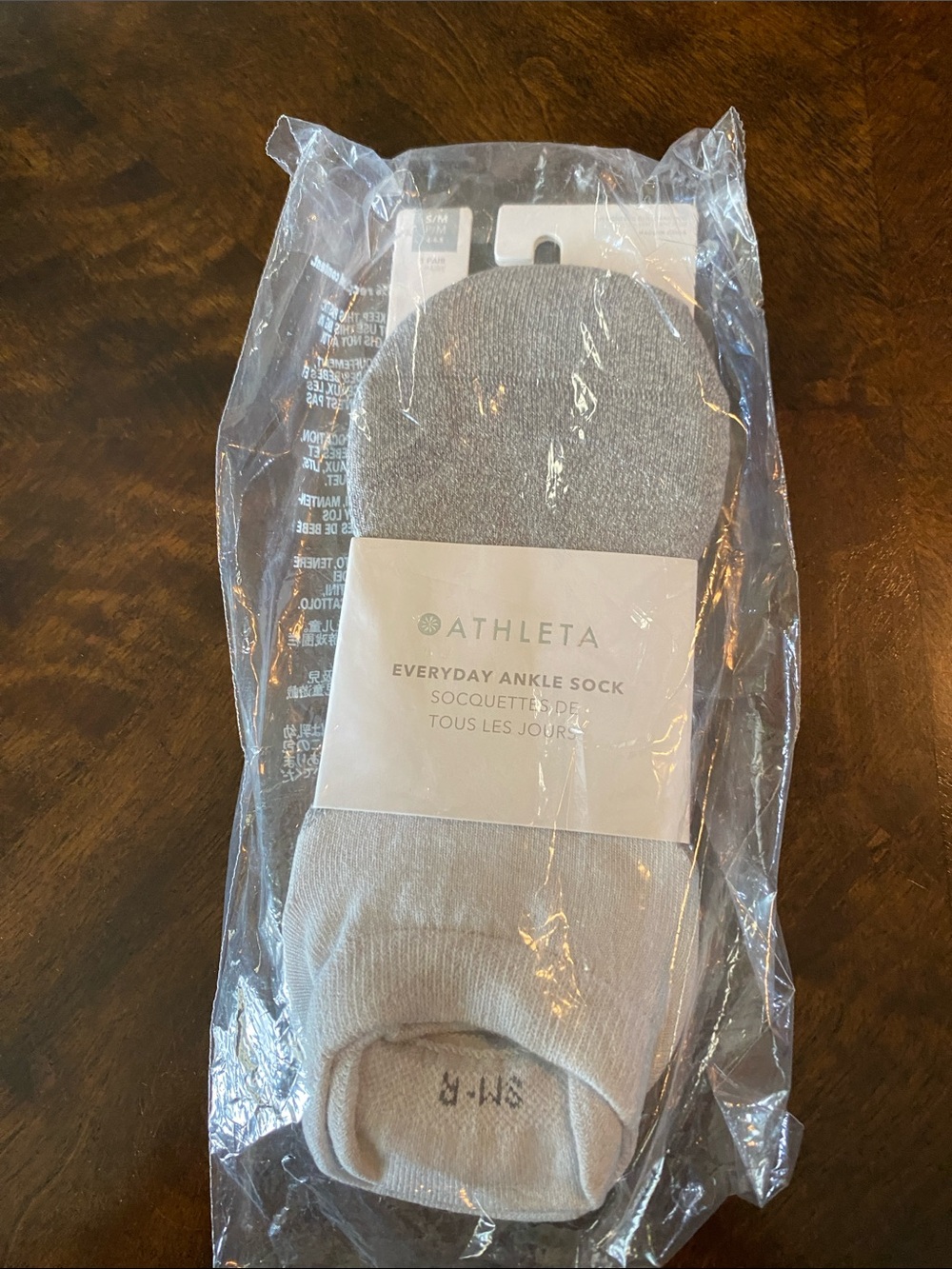 Athleta Everyday Ankle Socks — Light Gray